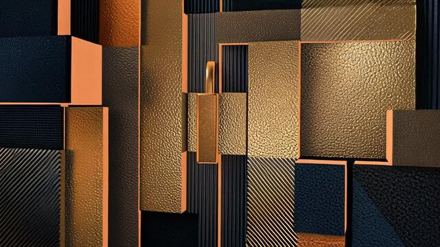 Abstract Security - Padlock on Geometric Background for Digital Protection.