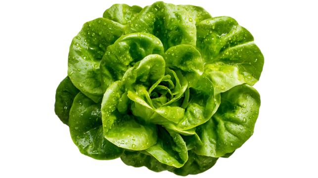 Fresh green lettuce harvest, organic farm food, natural light, and healthful eating