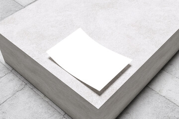 A4 Flayer Mockup Blank