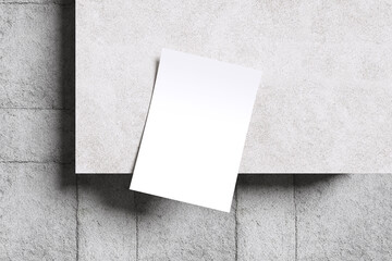 A4 Flayer Mockup Blank