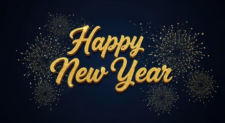 Festive new years resolution notebook with gift boxes and ribbon on a dark textured surface