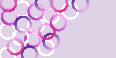 Abstract pink background with seamless circle pattern design, perfect for vector illustration, web wallpaper, or colorful decoration element