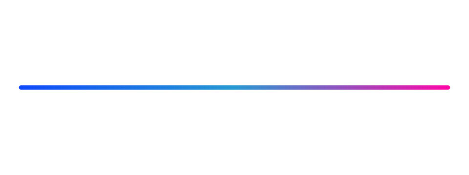 Blue to pink gradient horizontal line - Powered by Adobe