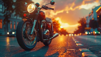 Side view of a powerful grand tourer, embodying speed and refined elegance.