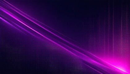 Bright abstract purple background with glowing lines and textured digital light effects