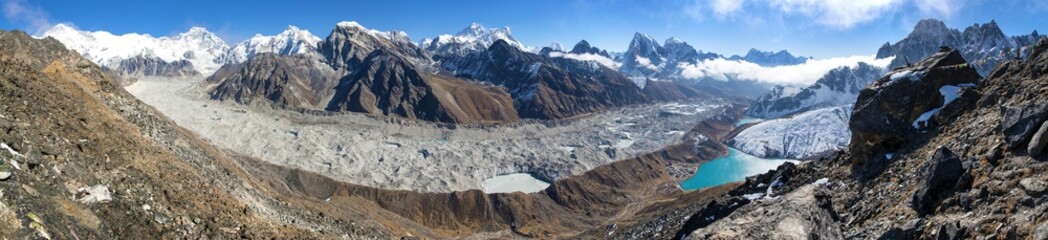 Ngozumba Glacier Mount Everest Lhotse