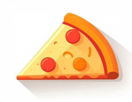 Kawałek pizzy ilustracja