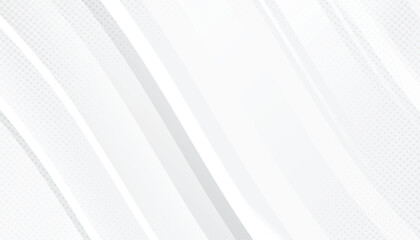 Obraz premium Elegant abstract white banner background with shiny line