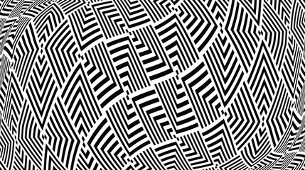 Abstract black and white pattern design background