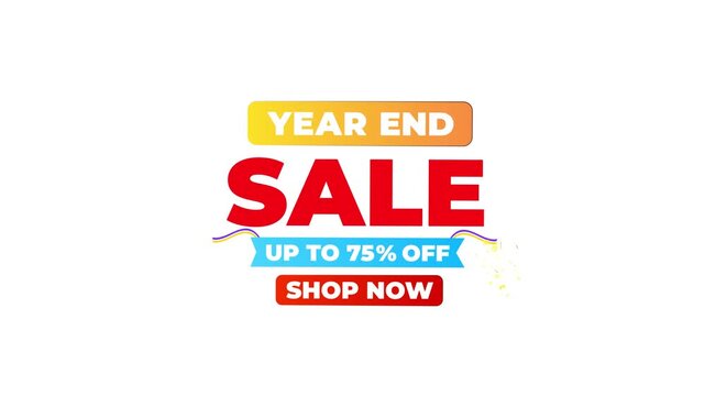 year end sale &ndash; up to 75% off shop now banner