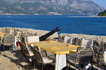 Montenegro, street cafe