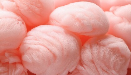 Fototapeta premium Peach Cotton Candy Texture Image