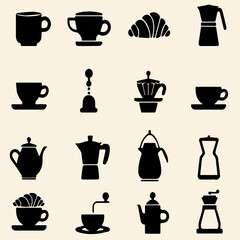 Minimal Coffee Icons Set