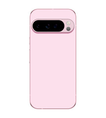 Pixel 9 Pro XL Rose Quartz, back view.
