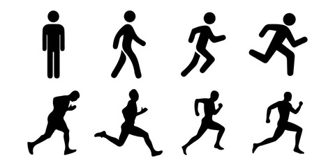 silhouettes of people