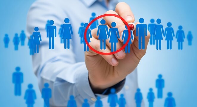 Targeting potential customers for business marketing and recruitment strategies focus group