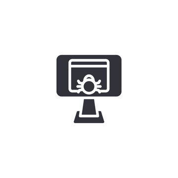 Desktop with security lock. Computer screen with padlock showing secure access login, data encryption, and privacy protection system.