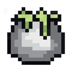 Poison pixel art icons 16x16 pixels, use for game retro icon y2k style vintage computer, vector illustration