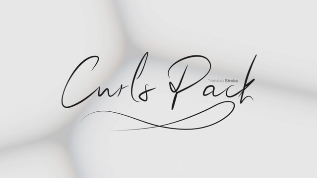 Curls Pack Scribble Elements 65 Doodle Animations