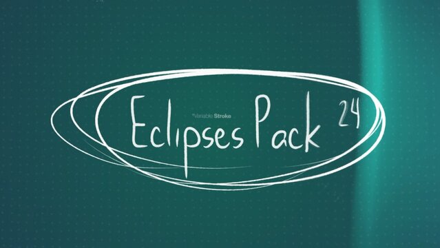 Ellipses Pack Scribble Elements 24 Doodle Animations
