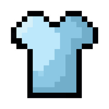 Pant armor pixel art icons 16x16 pixels, use for game retro icon y2k style vintage computer, vector illustration