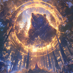 Mystic Fire Bear Circle