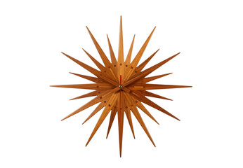 Abstract starburst or sunburst pattern with sharp points against a black background