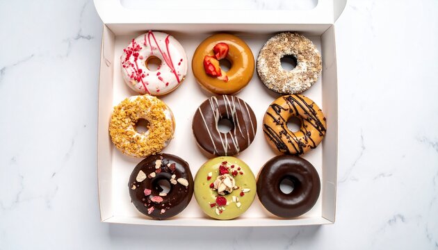 a dozen of doughnut - Powered by Adobe