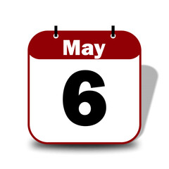 6 May Date Calendar
