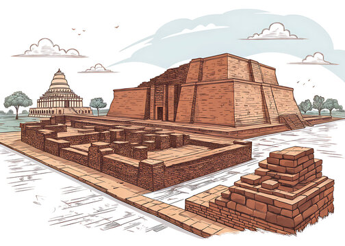 Nalanda University ancient brick ruins