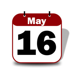 16 May Date Calendar