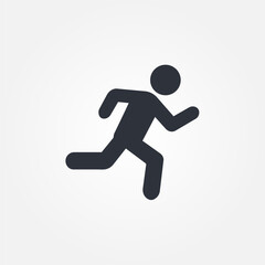 run icon symbol illustration vector eps10 logo template design pattern seamless bright minimal design flat design realistic style simple design modern design