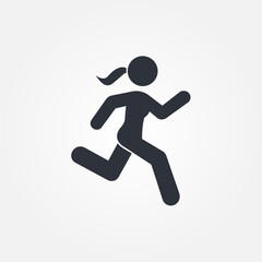 run icon symbol illustration vector eps10 logo template design pattern seamless bright minimal design flat design realistic style simple design modern design