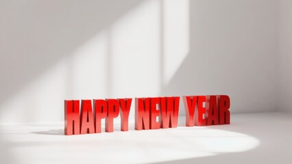 new year on White back ground