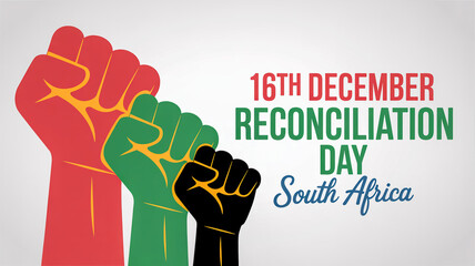 16th december reconciliation day in south africa, unity, fists