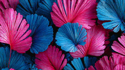 Feuillage tropical coloré