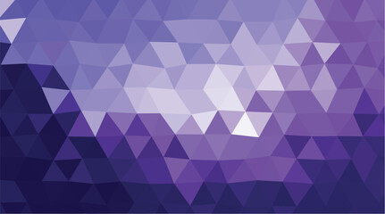 Abstract Purple Low Poly Geometric Triangle Background Pattern