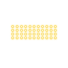 glowing dots with transparent background 
