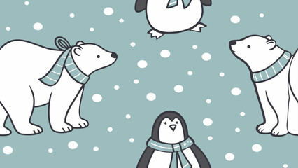 Seamless cute pattern. Ideal for kids' fabrics, wrapping paper, wallpapers, scrapbooking, and romantic vintage design.