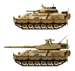 A collection of concepts for tracked infantry fighting vehicles (top: Miranha I IFV, bottom: Miranha TD). Individual images, in full size, can be found in the portfolio or by name in the site search