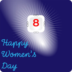 Minimalist set of posters for International Women's Day (March 8). Modern, abstract vector designs with floral elements and congratulatory typography.