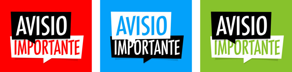 Aviso importante