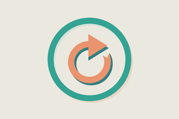 story replay arrow loop icon  