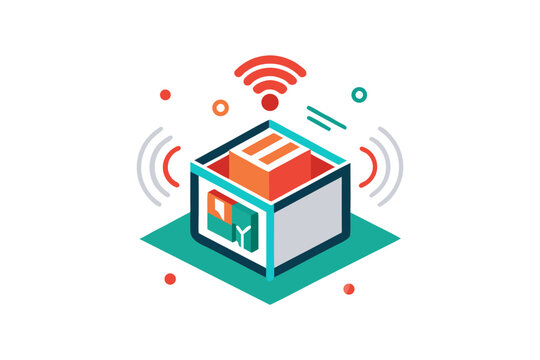 stream notification popup outline icon  