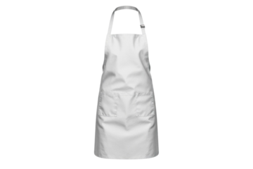 white kitchen apron isolated isolated on white background