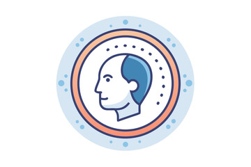 user circle avatar frame icon simple profile head