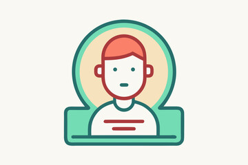 user remove icon minimal profile outline minus