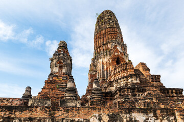 Wat Phra Ram ancient temple of Ayutthaya in historical park Ayutthaya, Thailand