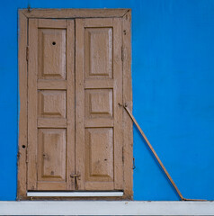 old wooden door