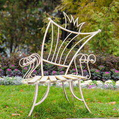 bench in the garden